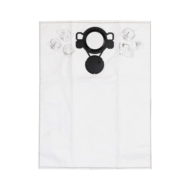 Mirka Dust Bag Fleece for Mirka Dust Extractor 1230 (5 Pack)