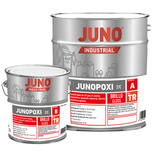 Junopoxi 2K Epoxy Concrete Floor & Metal Paint