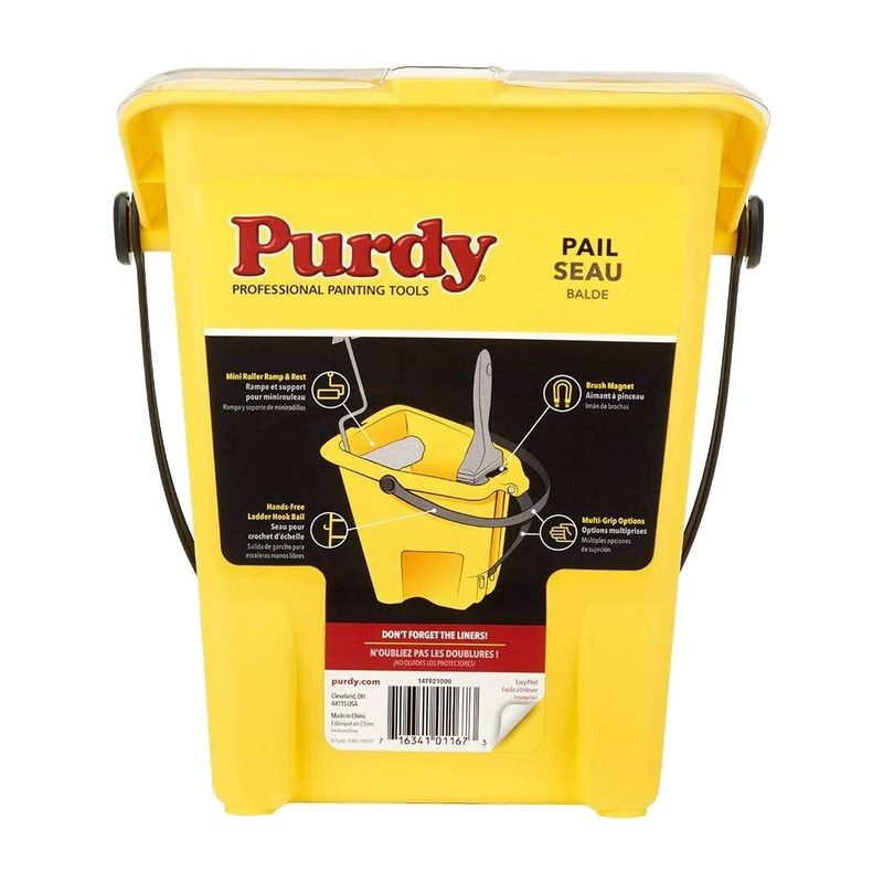 Purdy Paint Pail With Magnetic Brush Holder
