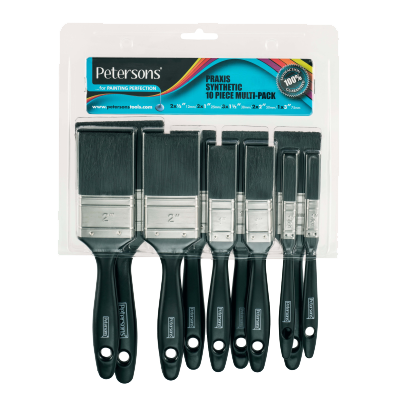 Praxis Synthetic Paint Brush (10 Pack)