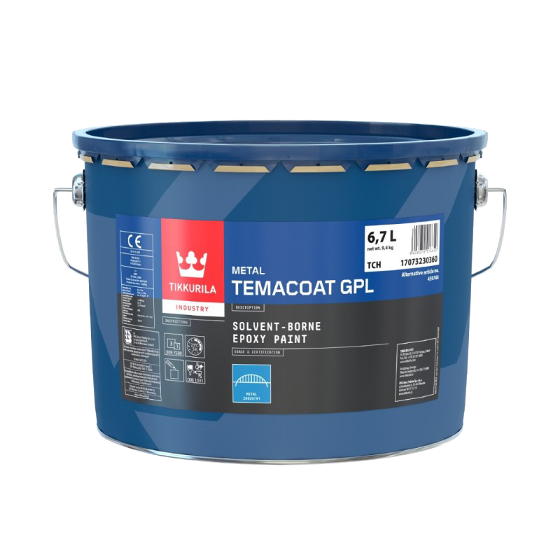 Tikkurila Temacoat GPL 2k Floor & Metal Epoxy Paint with Hardener