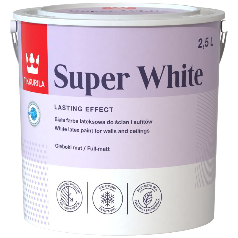 Tikkurila Super White Wall & Ceiling Paint