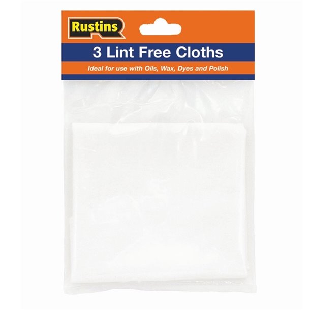 Rustins Lint Free Cloths (3 Pack)