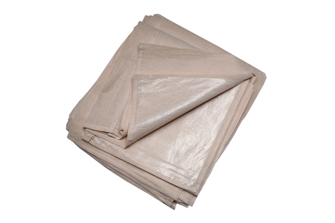 Prep Cotton Twill Dust Sheet Polythene Backed 3.6 x 2.7m (12' x 9')