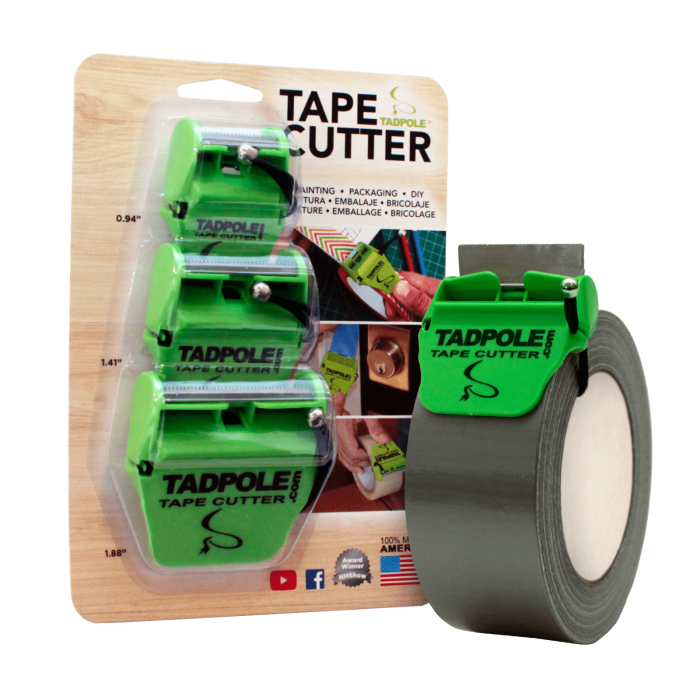 Tadpole Masking Tape Knife Cutter Combo (Pack of 3) LAST STOCK!