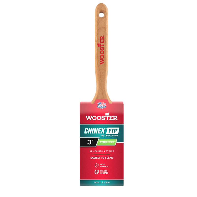 Wooster Chinex FTP Extra Firm Flat Sash Paint Brushes