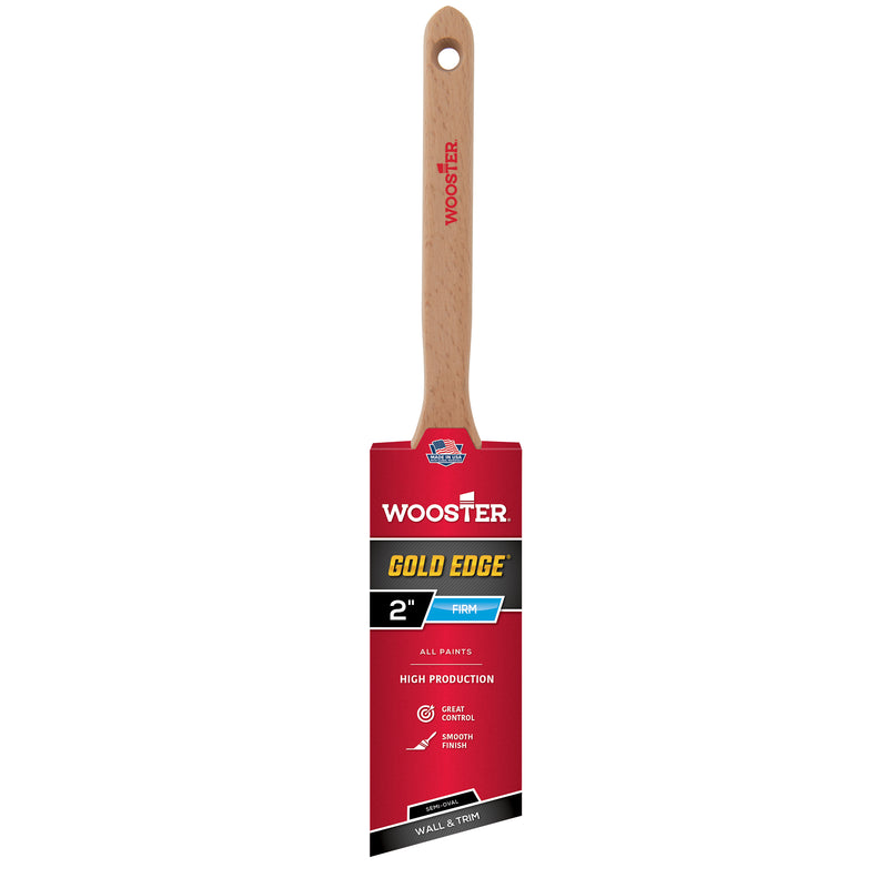 Wooster Gold Edge Firm Angle Sash Paint Brushes