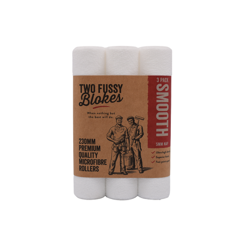 Two Fussy Blokes 9 Inch Microfibre Paint Roller Sleeves (3 Pack)