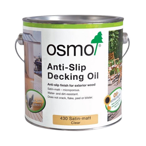 Osmo 430 Anti Slip Decking Oil Clear - 2.5L