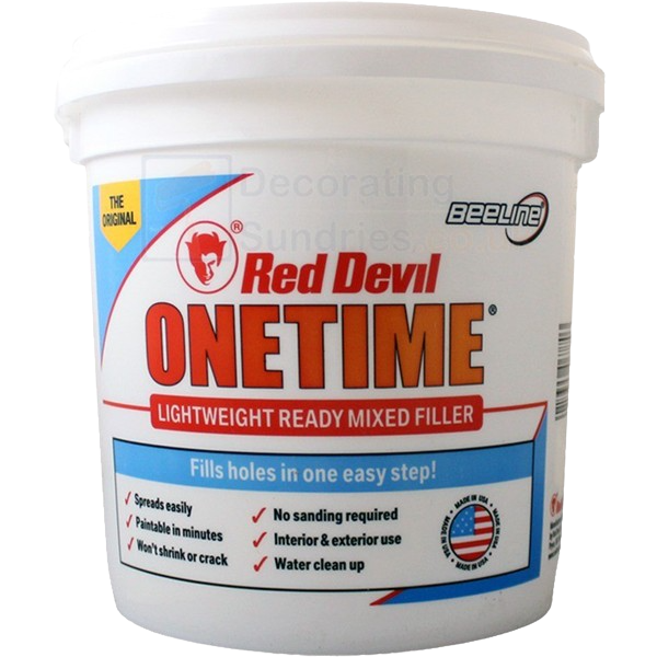 Red Devil One Time Lightweight Ready Mixed Fillers