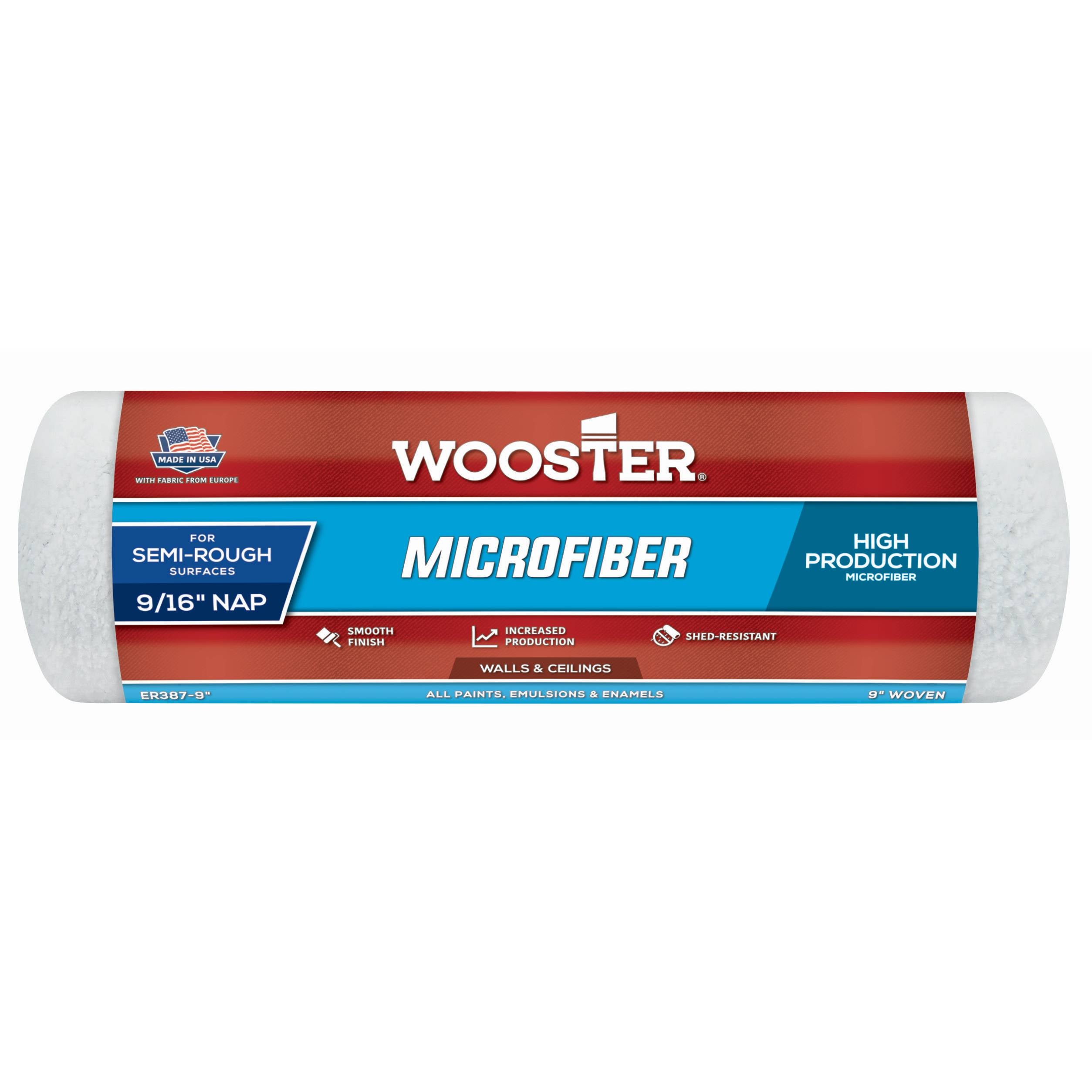 Wooster 9" Microfiber Paint Roller Sleeve
