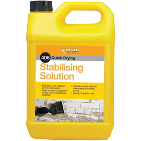 Everbuild Quick Drying Water Based Stabilising Solution 5L
