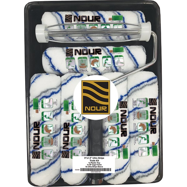 Nour 9" Ultra Stripe 6 Sleeve Trade Kit