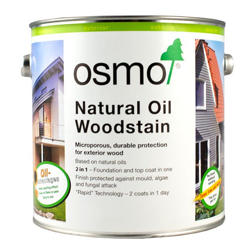Osmo Natural Oil Exterior Wood & Decking Stain - 2.5L