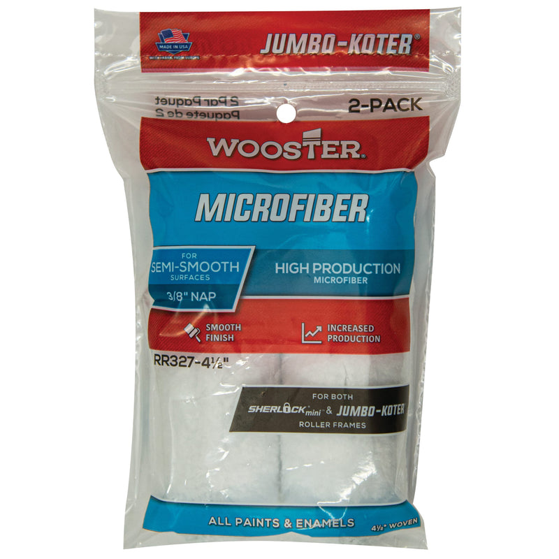 Wooster Microfiber Jumbo Paint Roller Sleeves (2 Pack)