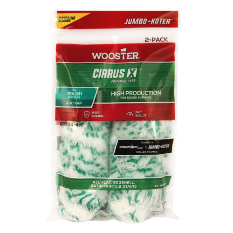 Wooster Cirrus X Jumbo Paint Roller Sleeves (2 Pack)