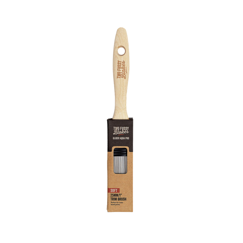 Two Fussy Blokes Glider Aqua Pro Flat Sash Paint Brushes