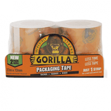 Gorilla Packaging Tape Dispenser Refill 27m (2 Pack)