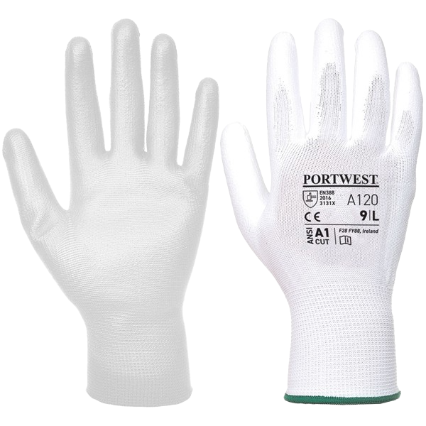 White Painters Gloves (1 Pair)