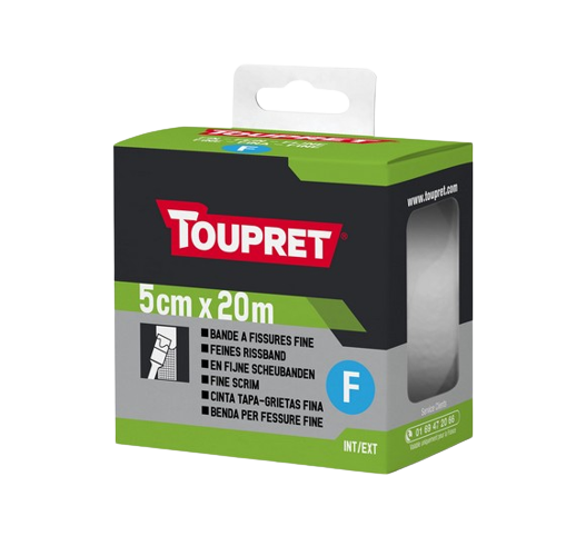 Toupret Fine Scrim Tape 50mm x 20m