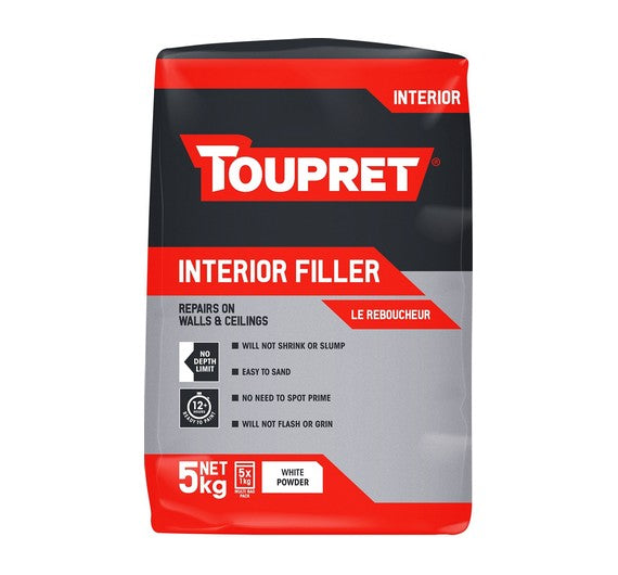 Toupret Powdered Interior Filler | Buy Online on Paintlab, Ireland
