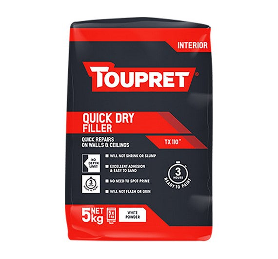 Toupret TX110 Quick Dry Interior Fillers